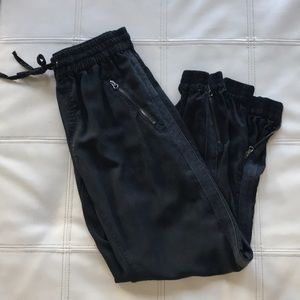 Black Woven Jogger Sz M